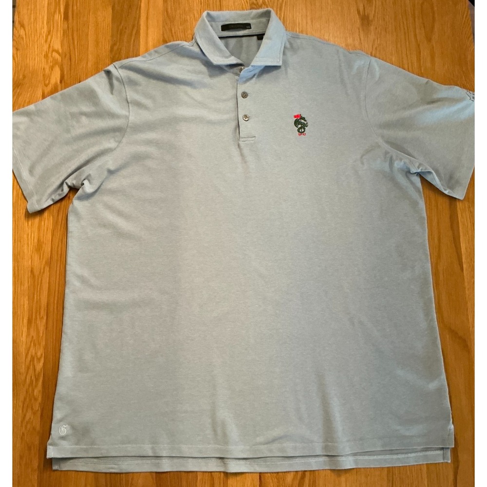 Greyson XXL‎ Golf Polo Light Blue brrr Cooling Shirt S.H.B. Morse Invitational